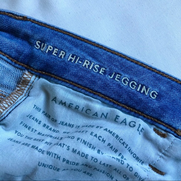 AE Super Soft Super High Rise Waisted Jeggings - Picture 8 of 11